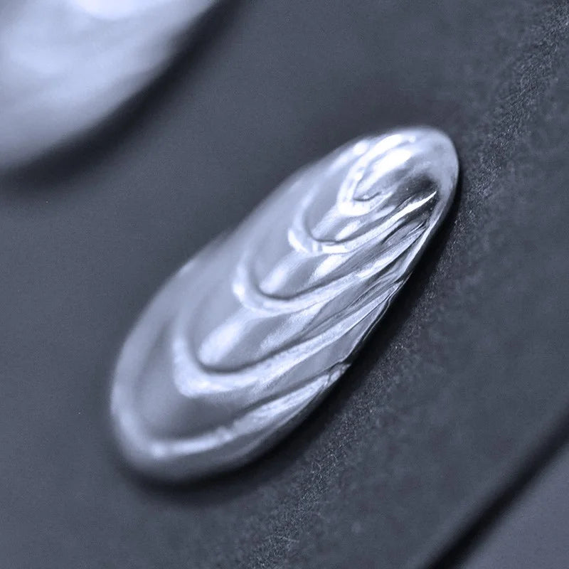 Blåmussla Örhänge 1 - Handgjord - Sweden - Sterling Silver