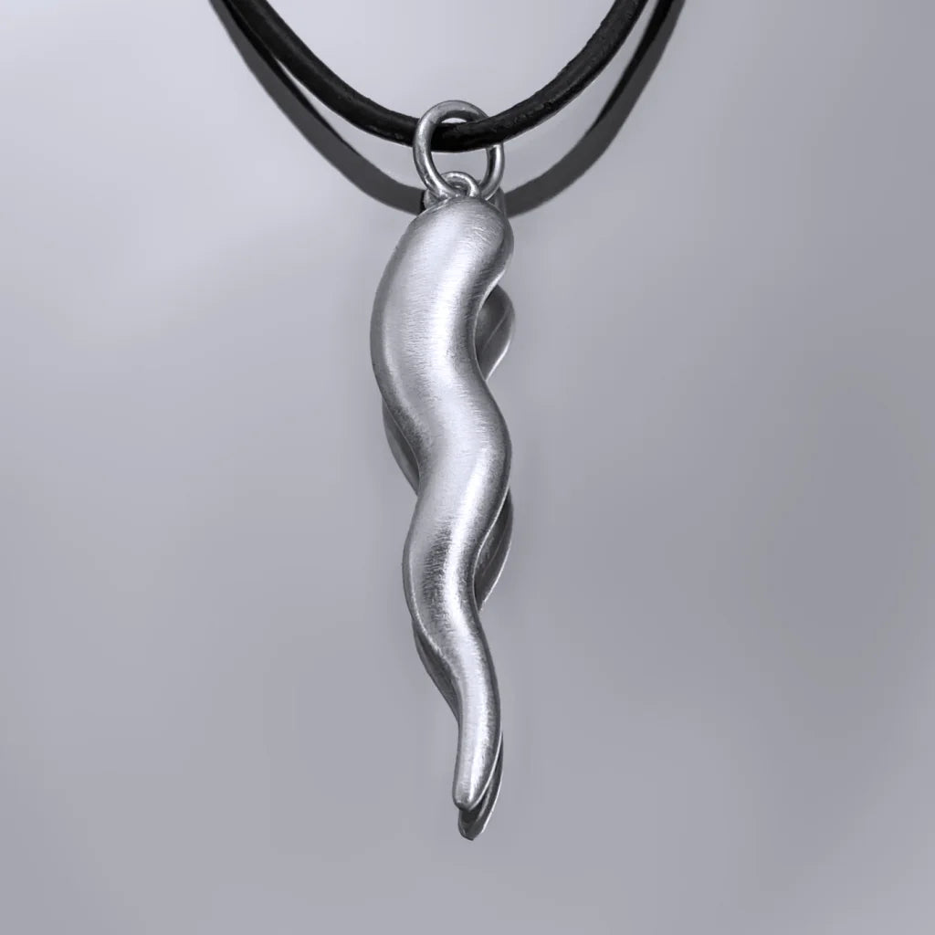 Horn halsband - Handgjord - Sweden - Sterling Silver 925