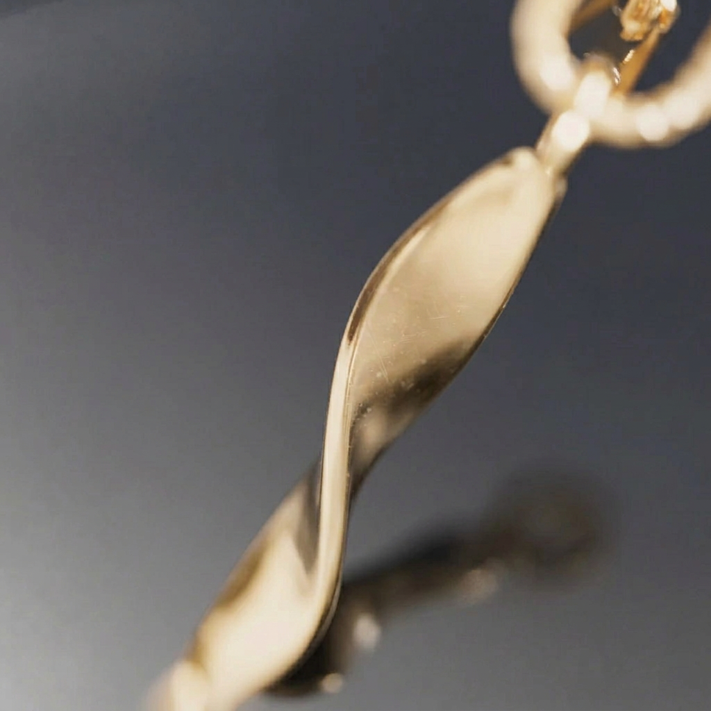 Svirr halsband 2 - 18k förgyllt silver 925