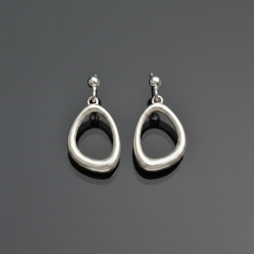 Stone Örhängen - Sterling Silver