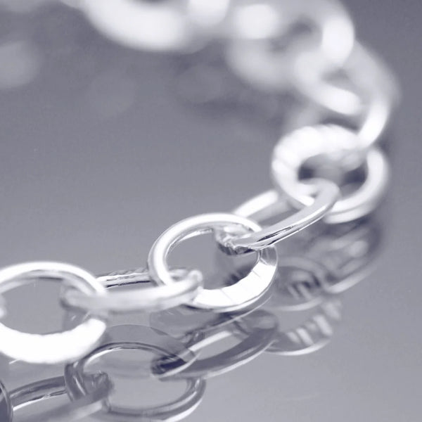 Krusning halslänk - Handgjord - Sweden - Sterling Silver 925
