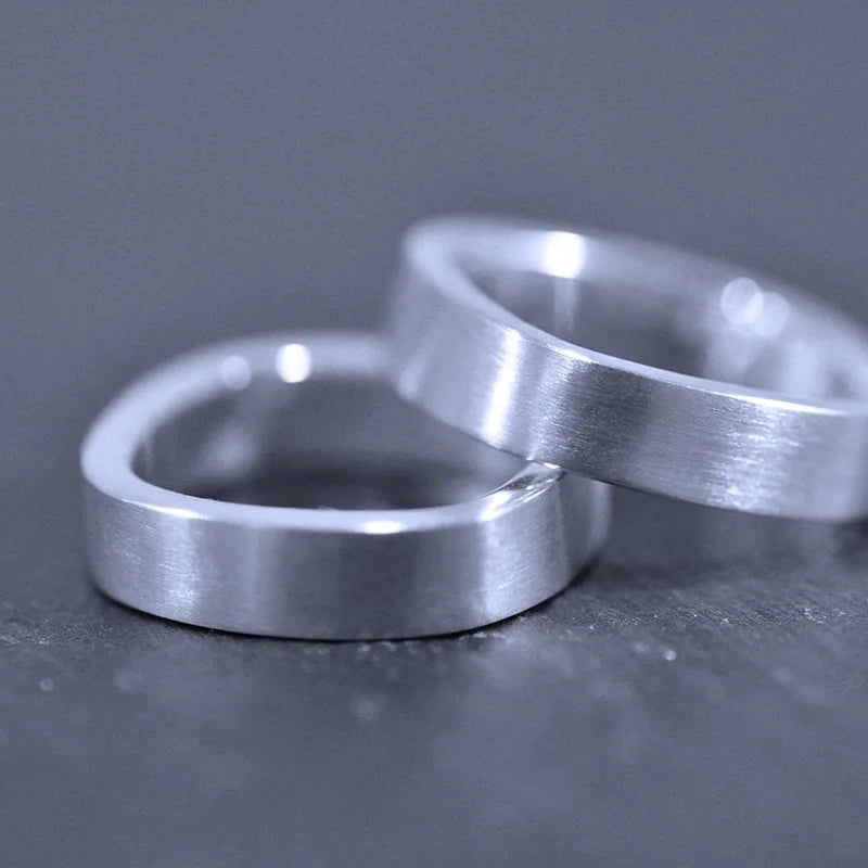 Kvadrat Ring 1 - Handgjord - Sweden - Sterling Silver 925