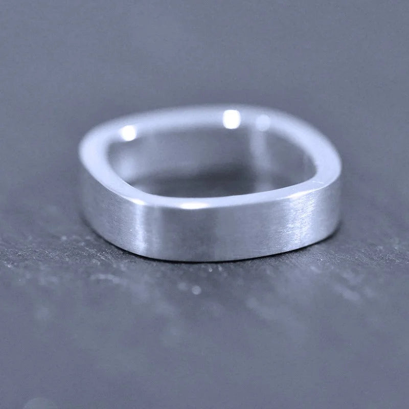 Kvadrat Ring 1 - Handgjord - Sweden - Sterling Silver 925
