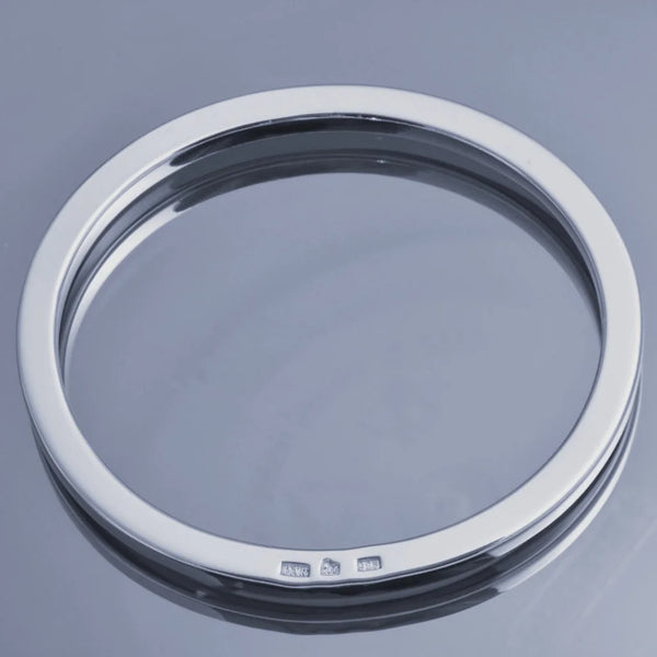 Eleganta Oval Armband i handgjort 925 Sterling silver