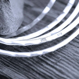 Stapelbara armringar - Handgjord - Sweden - Sterling Silver