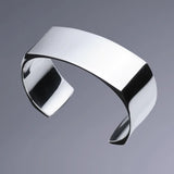 SuperNova Armband 1, solidt öppet sterling silver armband