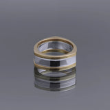 SuperNova Ring 3 Vit guld - Handgjord - Sweden - Guld 18K
